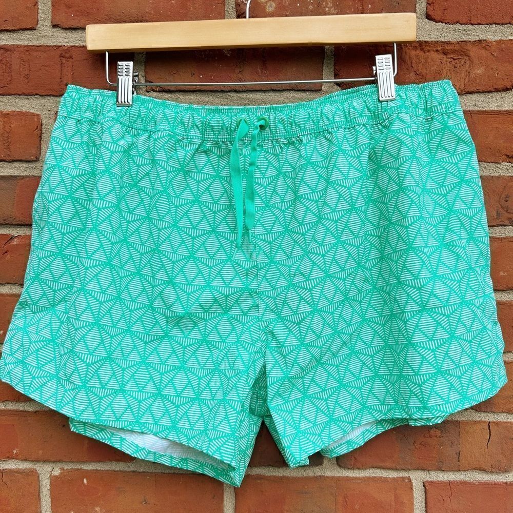 Lauren James Green Patterned Shorts